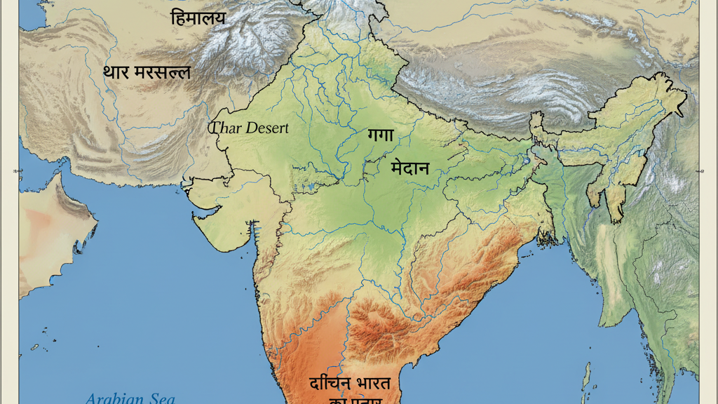 भारत की भौगोलिक विविधता के प्रमुख कारक क्या हैं और इनका देश पर क्या प्रभाव पड़ता है?