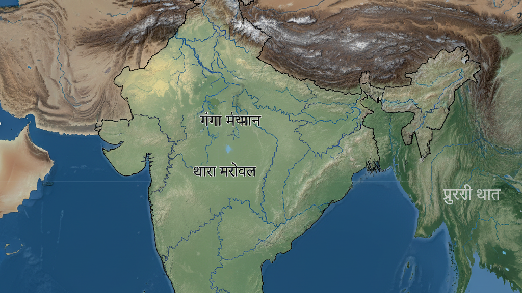 भारत की भौगोलिक विविधता के प्रमुख कारक क्या हैं?