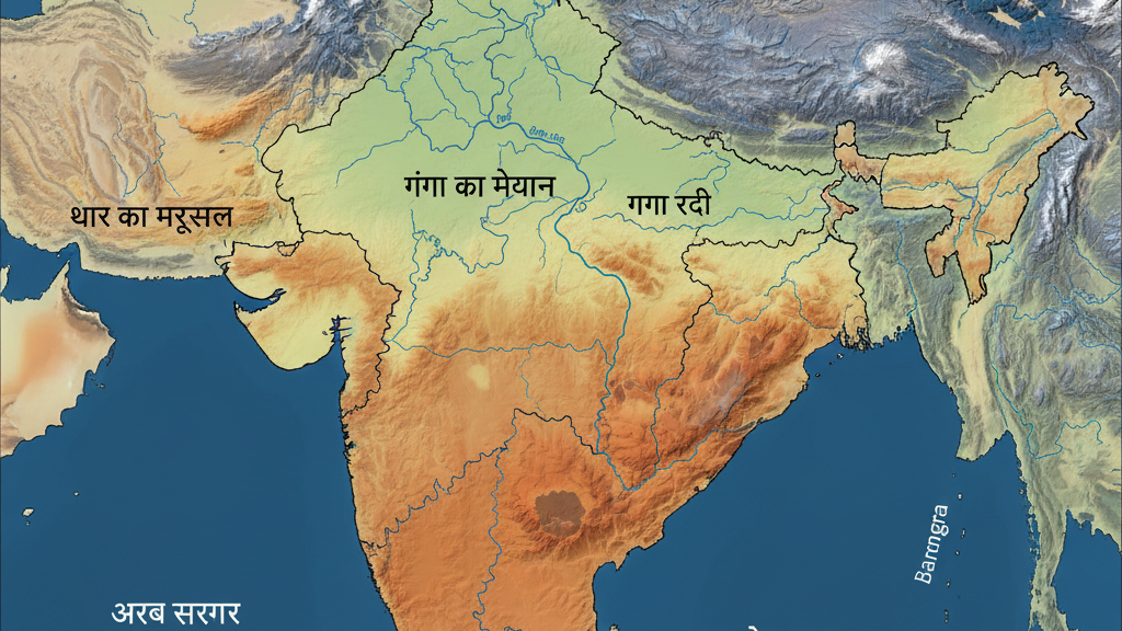 भारत की भौगोलिक विविधता के मुख्य कारण क्या हैं?