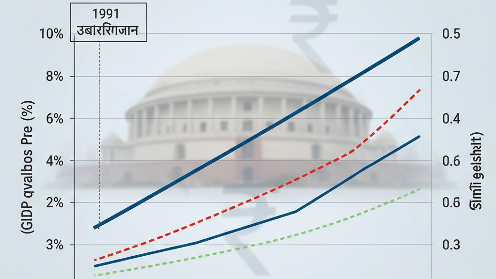 भारतीय राजनीतिक अर्थव्यवस्था में उदारीकरण के क्या परिणाम रहे हैं?