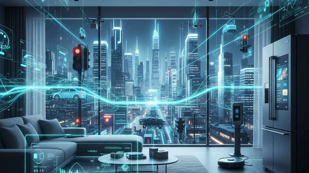 इंटरनेट ऑफ थिंग्स (IoT) में, 'थिंग्स' शब्द मुख्य रूप से किसे संदर्भित करता है?